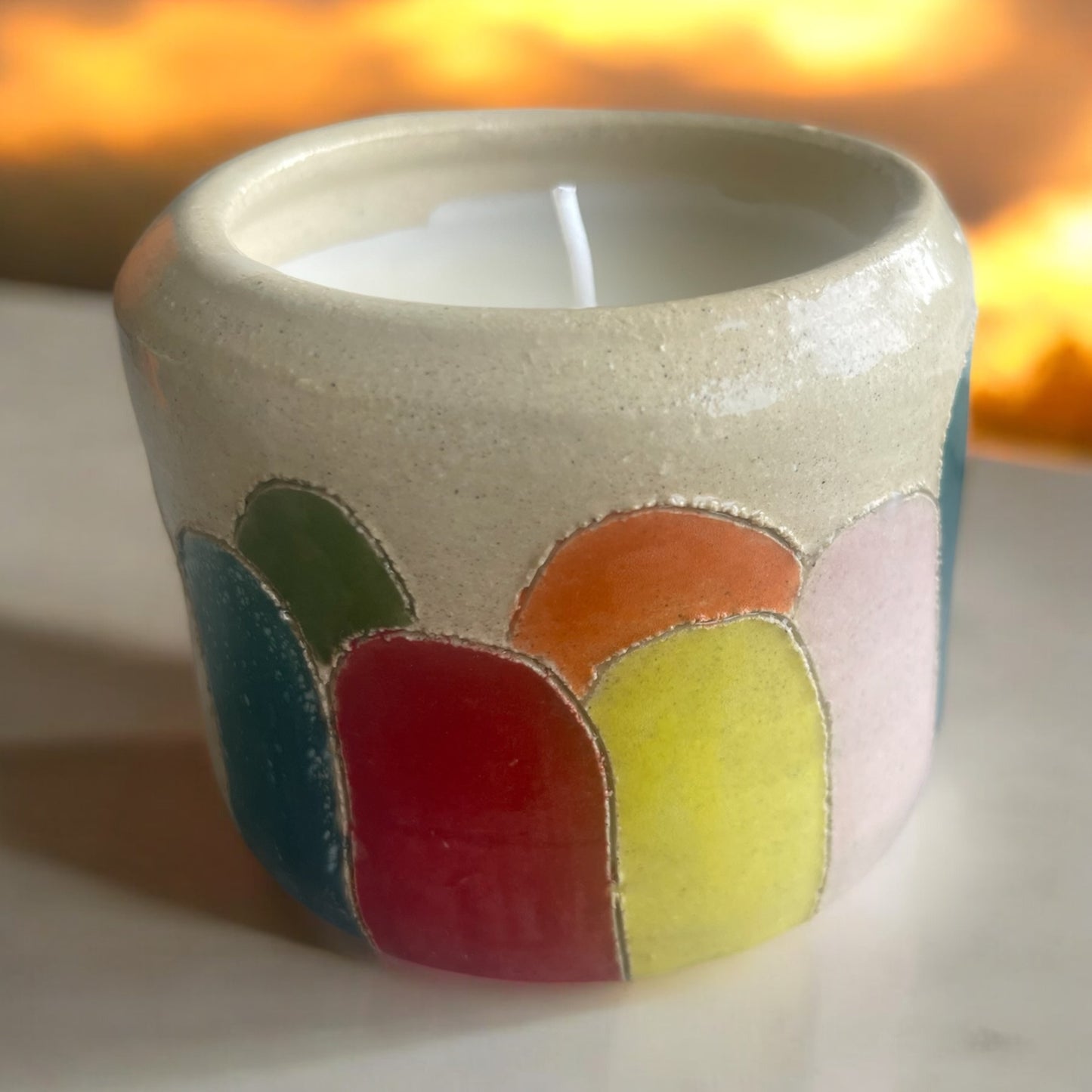 Rainbow Candle