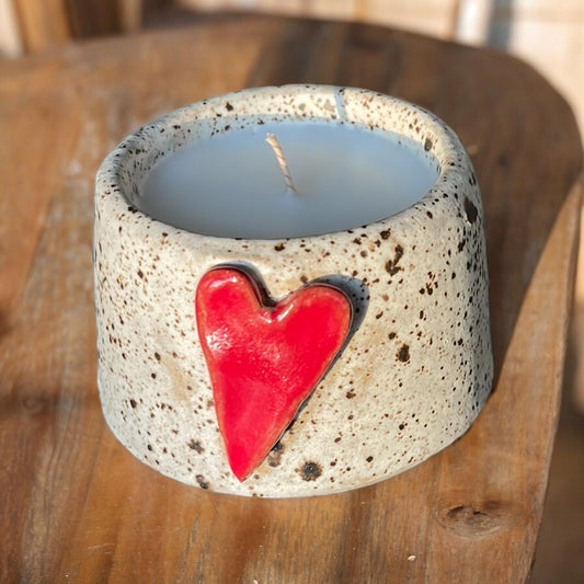 Custom Heart Candle